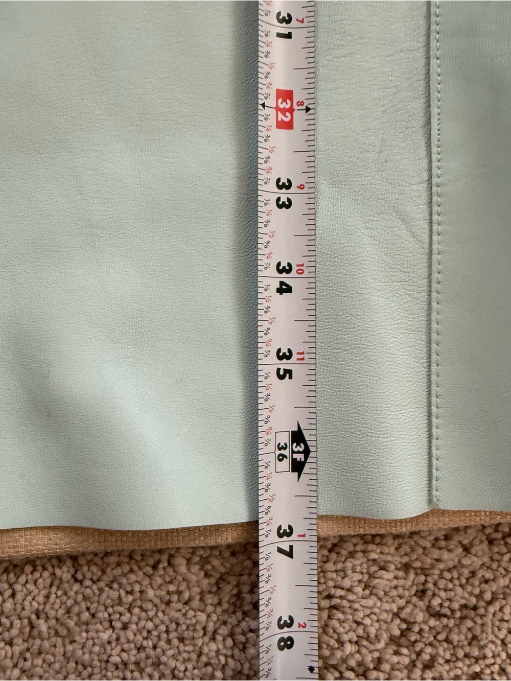 Per Se Leather Sheath Dress 4 - Picture 11 of 11